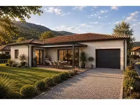 terrain avec maison neuve à vendre