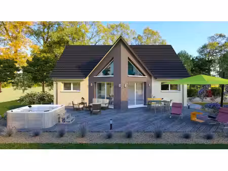 terrain avec maison neuve à vendre