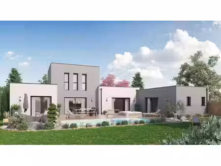 terrain avec maison neuve à vendre