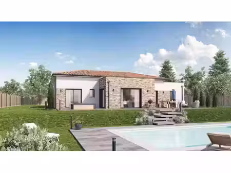 terrain avec maison neuve à vendre