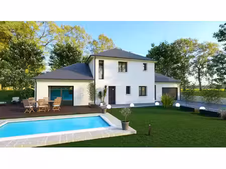 terrain avec maison neuve à vendre