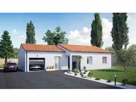 terrain avec maison neuve à vendre