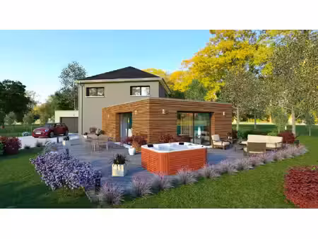 terrain avec maison neuve à vendre