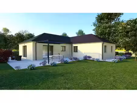 terrain avec maison neuve à vendre