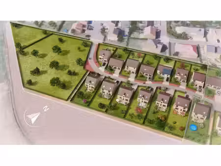 terrain constructible viabilisé à vendre