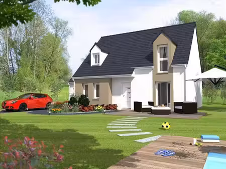 terrain avec maison neuve à vendre