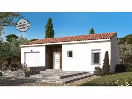 terrain avec maison neuve à vendre