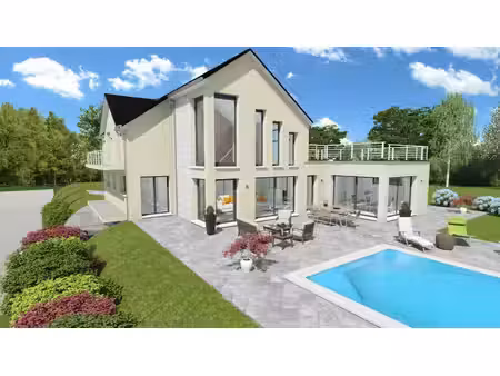 terrain avec maison neuve à vendre