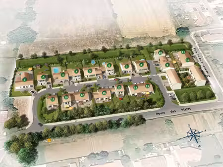 terrain constructible viabilisé à vendre