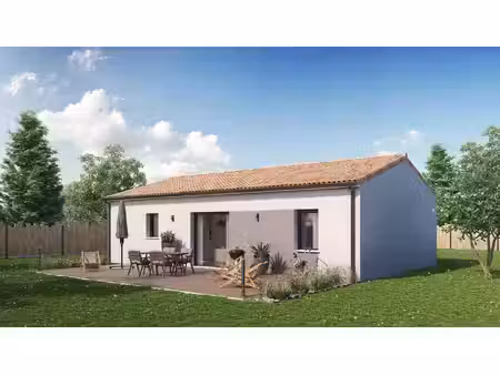 terrain avec maison neuve à vendre