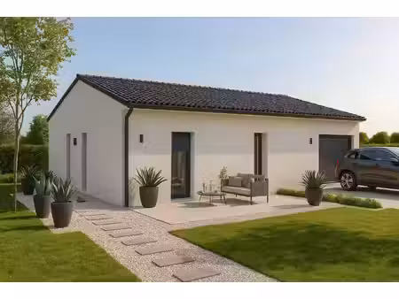 terrain avec maison neuve à vendre