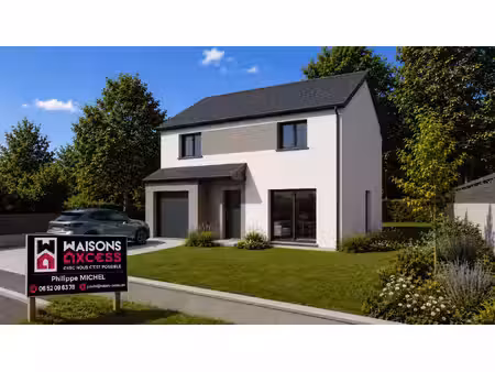 terrain avec maison neuve à vendre
