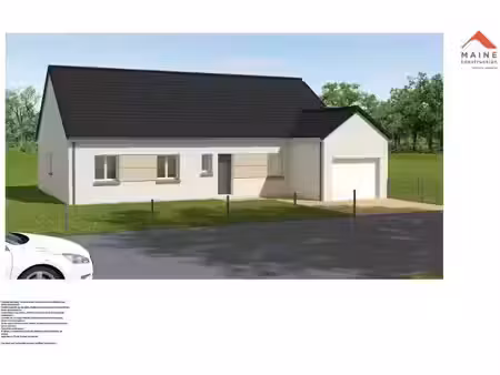 terrain avec maison neuve à vendre
