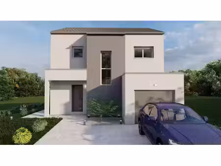 terrain avec maison neuve à vendre