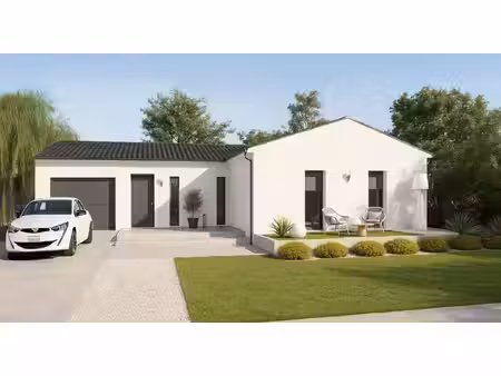 terrain avec maison neuve à vendre