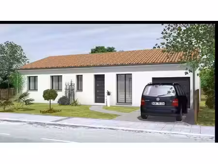 terrain avec maison neuve à vendre