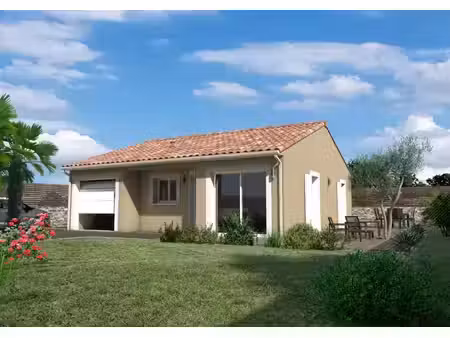 terrain avec maison neuve à vendre