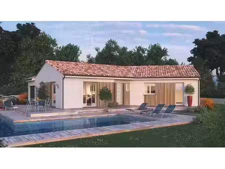 terrain avec maison neuve à vendre