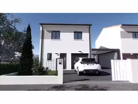 terrain avec maison neuve à vendre