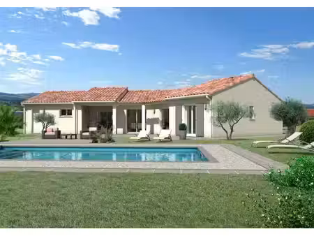 terrain avec maison neuve à vendre