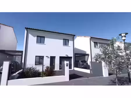 terrain avec maison neuve à vendre