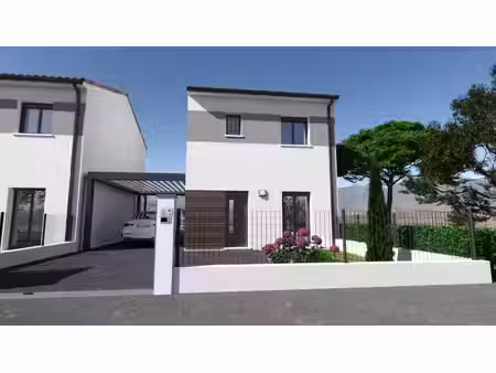 terrain avec maison neuve à vendre