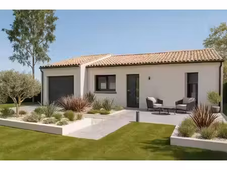 terrain avec maison neuve à vendre