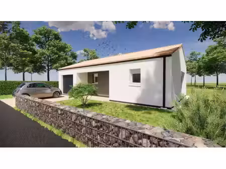 terrain avec maison neuve à vendre