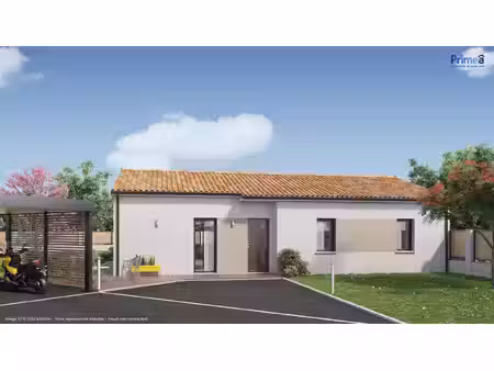 terrain avec maison neuve à vendre
