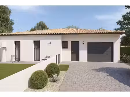 terrain avec maison neuve à vendre