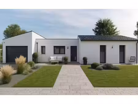 terrain avec maison neuve à vendre