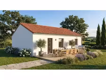 terrain avec maison neuve à vendre