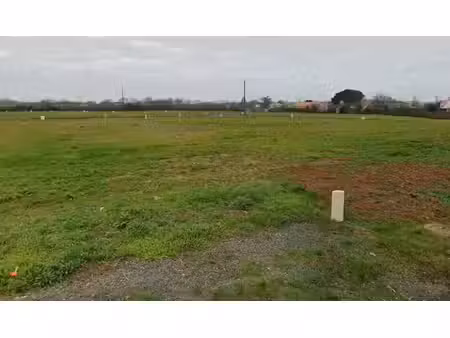 terrain constructible viabilisé à vendre