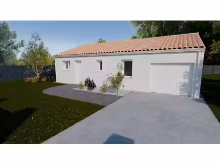 terrain avec maison neuve à vendre
