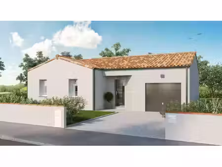 terrain avec maison neuve à vendre