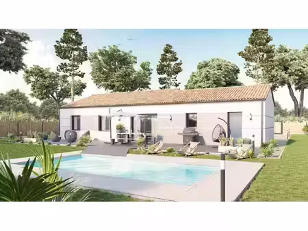 terrain avec maison neuve à vendre