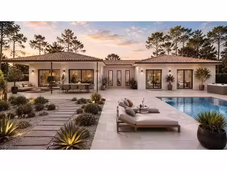 terrain avec maison neuve à vendre