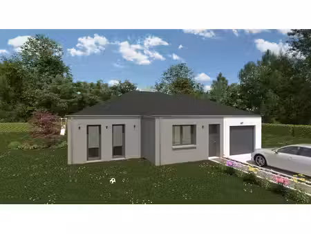 terrain avec maison neuve à vendre