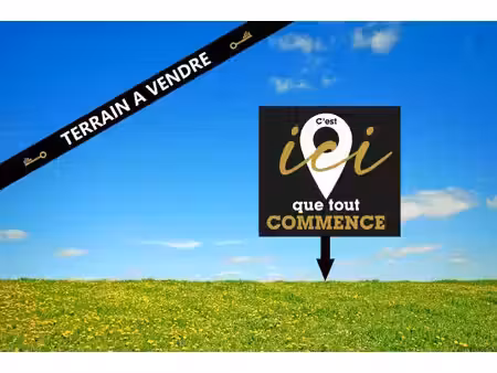 terrain constructible à vendre
