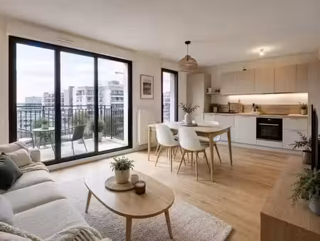 vente appartement 3 pièces 63 m² à saint-ouen (93400)  490 000 €