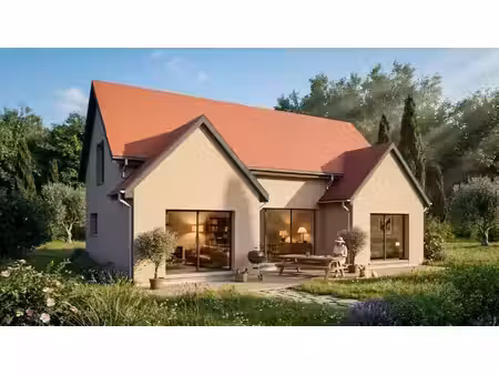 terrain avec maison neuve à vendre