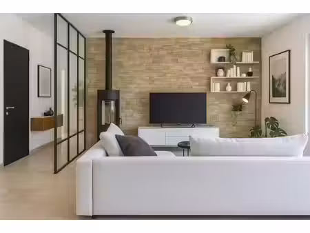 terrain avec maison neuve à vendre