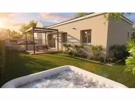 terrain avec maison neuve à vendre