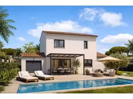 terrain avec maison neuve à vendre