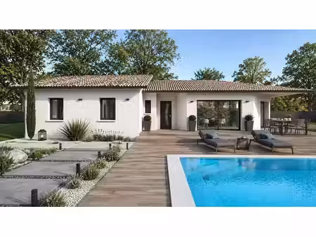 terrain avec maison neuve à vendre