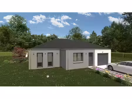 terrain avec maison neuve à vendre