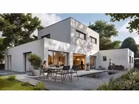 terrain avec maison neuve à vendre