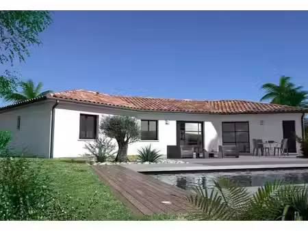 terrain avec maison neuve à vendre