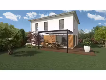 terrain avec maison neuve à vendre