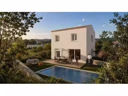 terrain avec maison neuve à vendre